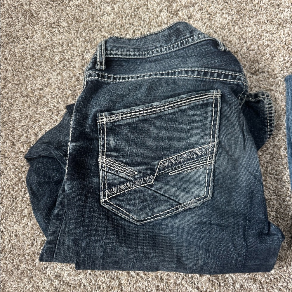 BUCKLE BKE Dark Blue Denim Jeans